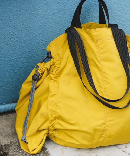 Kastane（カスタネ）の「【2023SSカタログ掲載アイテム】シャーリングサイドポケットBAG（トートバッグ・レディース・ホワイト/ブラック/イエロー・FREE）」の17枚目の写真