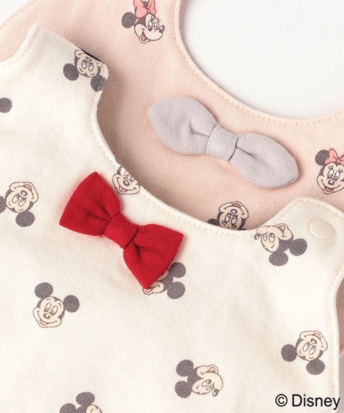 petit main（プティマイン）の「【Disney】総柄スタイ（スタイ/よだれかけ・キッズ・ライトピンク/アイボリー・FREE）」の7枚目の写真