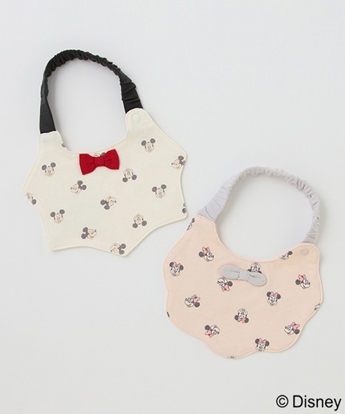 petit main（プティマイン）の「【Disney】総柄スタイ（スタイ/よだれかけ・キッズ・ライトピンク/アイボリー・FREE）」の9枚目の写真