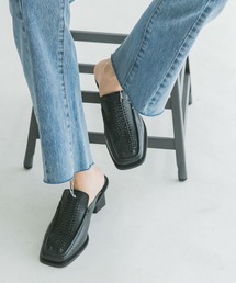 KBF | カッティングメッシュミュール(サンダル)