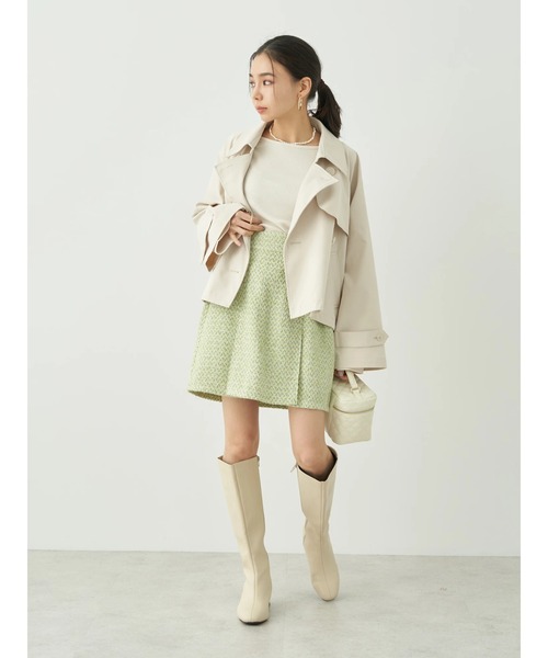 earth music&ecology（アースミュージックアンドエコロジー）の「2WAYネックリブプルオーバー（Tシャツ/カットソー・レディース・ブラック系その他4/ブラック/オフホワイト/レッド系その他・S/M）」の5枚目の写真