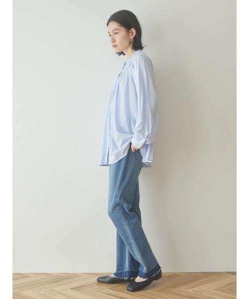 AMERICAN HOLIC（アメリカンホリック）の「サラッとラグランプリントブラウス（シャツ/ブラウス・レディース・ブルー系その他7/ブルー系その他/その他14/アイボリー/ブラック系その他・L/M）」の20枚目の写真