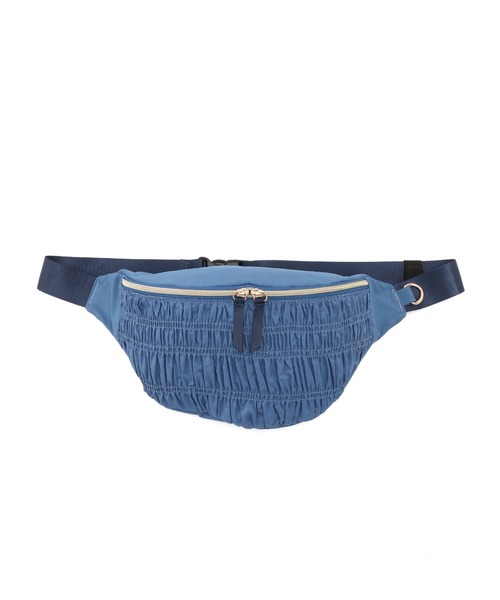 ROPE' PICNIC(ロペピクニック)の「ポリエステルシャーリングボディバッグ(ボディバッグ/ウエストポーチ・レディース・ブラック/ブルー・FREE)」の4枚目の写真