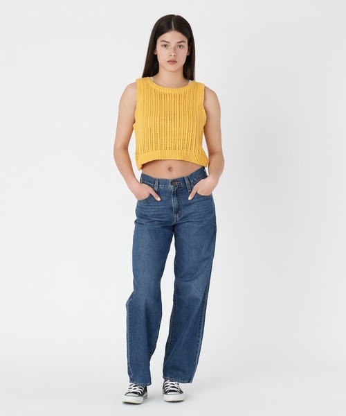 Levi's（リーバイス）の「リーバイス/Levi's BAGGY DAD ダークインディゴ（デニムパンツ・レディース・ダークインディゴブルー・23inch/24inch/25inch/26inch/27inch/28inch）」の5枚目の写真