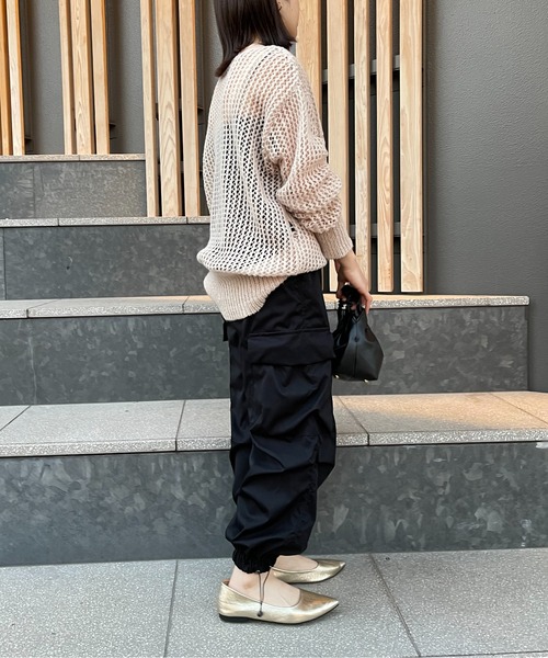 SETUP7(セットアップセブン)の「【SETUP7】ルーズシルエットミリタリーカーゴパンツ KNF(カーゴパンツ・レディース・カーキ/ブラック・S/M)」の19枚目の写真