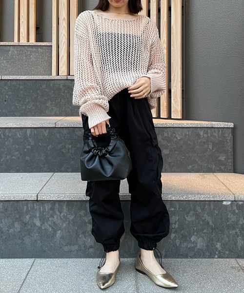 SETUP7(セットアップセブン)の「【SETUP7】ルーズシルエットミリタリーカーゴパンツ KNF(カーゴパンツ・レディース・カーキ/ブラック・S/M)」の15枚目の写真