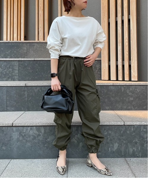 SETUP7(セットアップセブン)の「【SETUP7】ルーズシルエットミリタリーカーゴパンツ KNF(カーゴパンツ・レディース・カーキ/ブラック・S/M)」の20枚目の写真