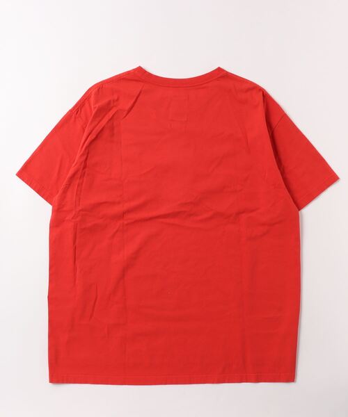YSTRDY's TMRRW（イエスタデイズトゥモロー）の「【YSTRDY'S TMRRW/イエスタデイズトゥモロウ】BAGGY TEE SS（Tシャツ/カットソー・メンズ・レッド・S）」の2枚目の写真