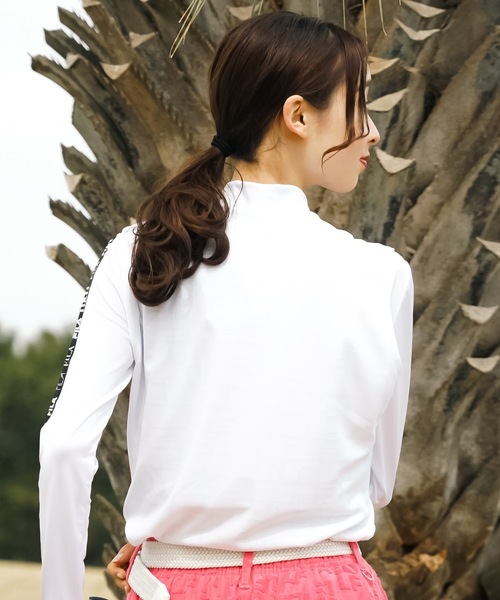 FILA GOLF(フィラゴルフ )の「【FILA GOLF:フィラゴルフ】レディースノースリシャツ+インナーセット ゴルフ(Tシャツ/カットソー・レディース・ブラック/ホワイト・LARGE/MEDIUM)」の9枚目の写真