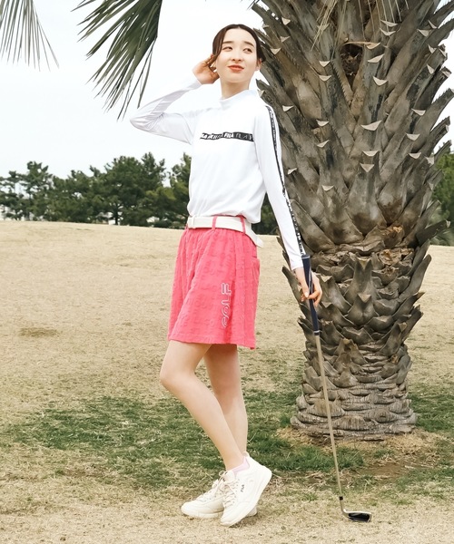 FILA GOLF(フィラゴルフ )の「【FILA GOLF:フィラゴルフ】レディースノースリシャツ+インナーセット ゴルフ(Tシャツ/カットソー・レディース・ブラック/ホワイト・LARGE/MEDIUM)」の3枚目の写真