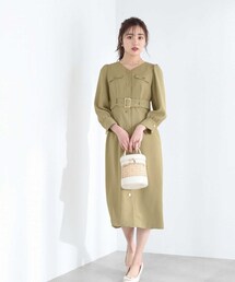 PROPORTION BODY DRESSING | フラップタイトワンピース / 1213140311(ワンピース)