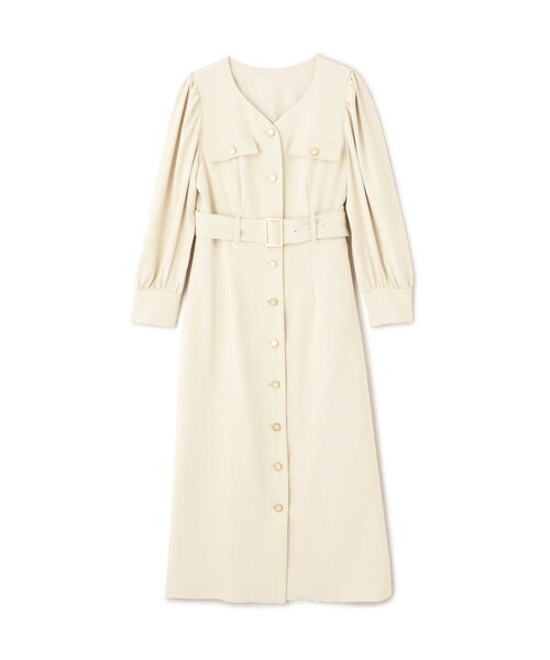 PROPORTION BODY DRESSING(プロポーションボディドレッシング)の「フラップタイトワンピース / 1213140311(ワンピース・レディース・ブラウン/オフホワイト/カーキ/ブラウン系その他・MEDIUM/X-SMALL/SMALL)」の5枚目の写真
