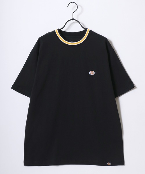 Dickies Longview Tシャツ ロゴ 半袖 Black 送料込み Dickies/ディッキーズ ロゴワッペン ポケットオーバーサイズ半袖