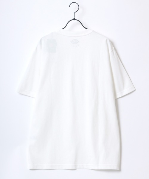 Dickies(ディッキーズ)の「Dickies/ディッキーズ 別注 オーバーサイズ ミニロゴワッペン ワンポイント刺繍 半袖Tシャツ/無地T/リブライン リンガーT/レディース メンズ(Tシャツ/カットソー・メンズ・グレー系その他/ブラック系その他2/ブラック/ブルー/ブラック系その他/ホワイト系その他2/グリーン/ホワイト系その他/ホワイト/マスタード/グリーン系その他/ネイビー/ブルー系その他/ブラック系その他3・M/L/XL)」の16枚目の写真