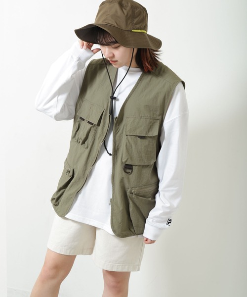 ミリタリーベスト C-1 Vest コットン ツイル マルチ ポケット ミリタリー ベスト