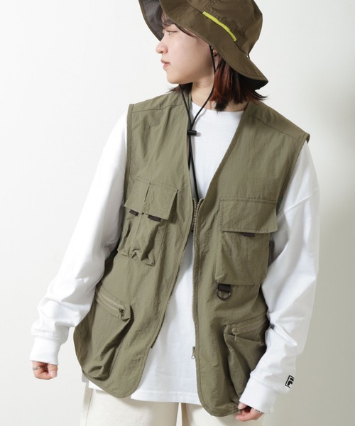 ZIP FIVE】 ナイロン テック ミリタリー ベスト / フィッシング ベスト