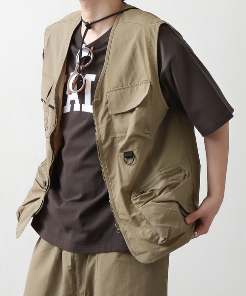 ZIP FIVE】 ナイロン テック ミリタリー ベスト / フィッシング ベスト
