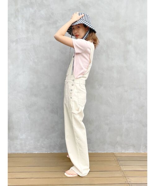 Ungrid（アングリッド）の「カラーフィットTee（Tシャツ/カットソー・レディース・ピンク/イエロー/オフホワイト/レッド/ブラック・FREE）」の21枚目の写真