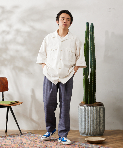 ARMY TWILL（アーミーツイル）の「【ARMY TWILL / アーミーツイル】別注 ユーティリティシャツ（シャツ/ブラウス・メンズ・ホワイト/ベージュ/ブルー系その他・MEDIUM/LARGE）」の4枚目の写真