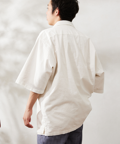 ARMY TWILL（アーミーツイル）の「【ARMY TWILL / アーミーツイル】別注 ユーティリティシャツ（シャツ/ブラウス・メンズ・ホワイト/ベージュ/ブルー系その他・MEDIUM/LARGE）」の15枚目の写真