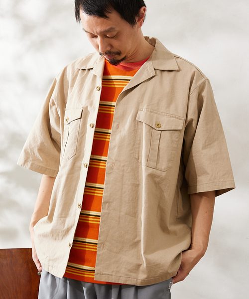 ARMY TWILL（アーミーツイル）の「【ARMY TWILL / アーミーツイル】別注 ユーティリティシャツ（シャツ/ブラウス・メンズ・ホワイト/ベージュ/ブルー系その他・MEDIUM/LARGE）」の12枚目の写真