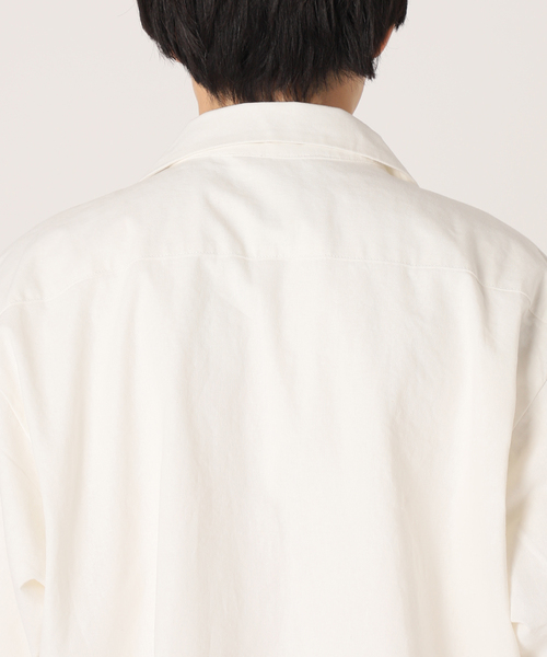 ARMY TWILL（アーミーツイル）の「【ARMY TWILL / アーミーツイル】別注 ユーティリティシャツ（シャツ/ブラウス・メンズ・ホワイト/ベージュ/ブルー系その他・MEDIUM/LARGE）」の21枚目の写真