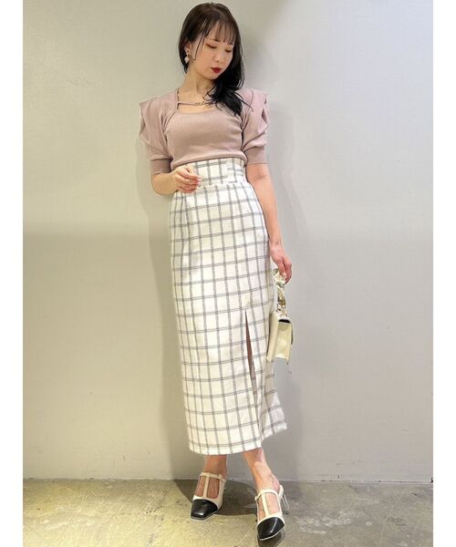 dazzlin（ダズリン）の「【WEB限定カラーあり】3WAYIラインサススカート（スカート・レディース・ブルー/ピンク/ブラック/その他1・SMALL/MEDIUM）」の6枚目の写真