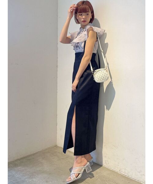 dazzlin（ダズリン）の「【WEB限定カラーあり】3WAYIラインサススカート（スカート・レディース・ブルー/ピンク/ブラック/その他1・SMALL/MEDIUM）」の14枚目の写真