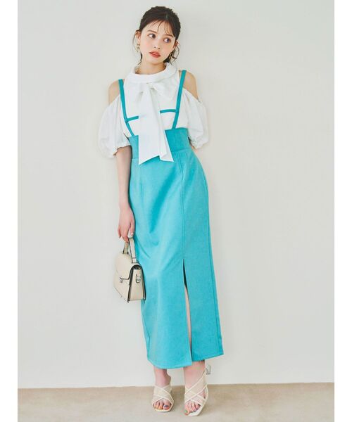 dazzlin（ダズリン）の「【WEB限定カラーあり】3WAYIラインサススカート（スカート・レディース・ブルー/ピンク/ブラック/その他1・SMALL/MEDIUM）」の3枚目の写真