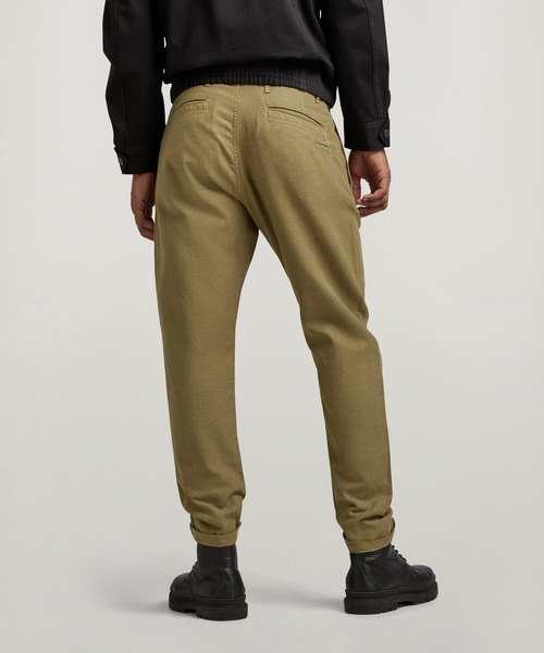 G-STAR（ジースター）の「COSY TRAINER/リラックスシルエットプリーツテーパードトレーナーパンツ（その他パンツ・メンズ・カーキオリーブ・32inch/34inch/31inch/33inch/28inch/29inch/30inch）」の2枚目の写真