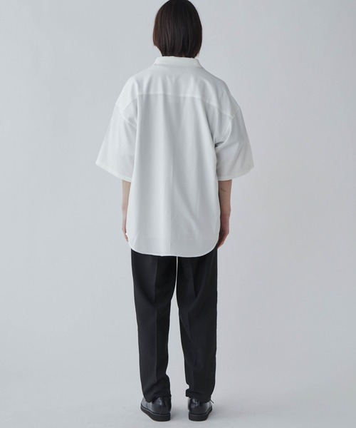 LUCY(ルーシー)の「LUCY/アムンゼン シンプルロゴBIGシャツ(シャツ/ブラウス・メンズ・ホワイト/ブラック/ブルー/ダークグレー・MEDIUM/LARGE)」の14枚目の写真