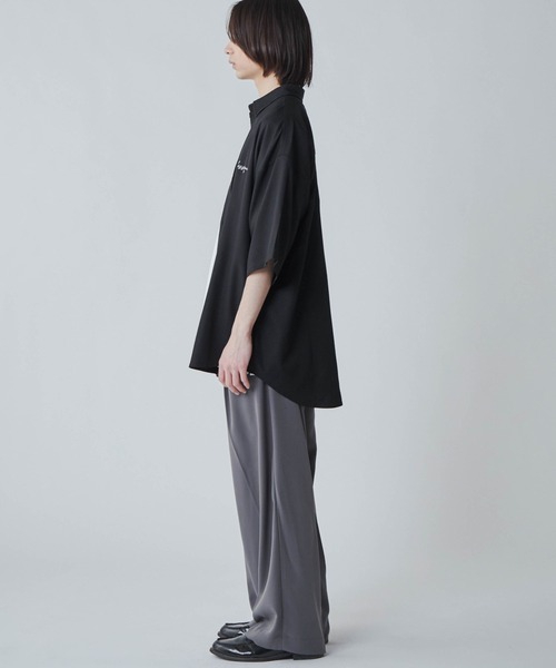 LUCY(ルーシー)の「LUCY/アムンゼン シンプルロゴBIGシャツ(シャツ/ブラウス・メンズ・ホワイト/ブラック/ブルー/ダークグレー・MEDIUM/LARGE)」の20枚目の写真