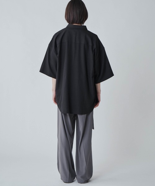 LUCY(ルーシー)の「LUCY/アムンゼン シンプルロゴBIGシャツ(シャツ/ブラウス・メンズ・ホワイト/ブラック/ブルー/ダークグレー・MEDIUM/LARGE)」の12枚目の写真