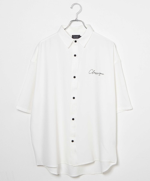 LUCY(ルーシー)の「LUCY/アムンゼン シンプルロゴBIGシャツ(シャツ/ブラウス・メンズ・ホワイト/ブラック/ブルー/ダークグレー・MEDIUM/LARGE)」の21枚目の写真