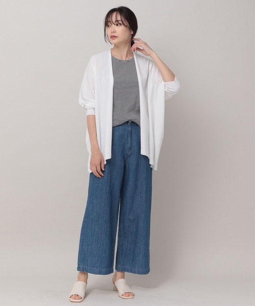 Elura（エルーラ）の「サマープロテクトドルマンカーディガン/163375（カーディガン/ボレロ・レディース・ホワイト/ブラック/ライトベージュ/ネイビー/ブラウン系その他/ライトグレー・MEDIUM/LARGE）」の21枚目の写真