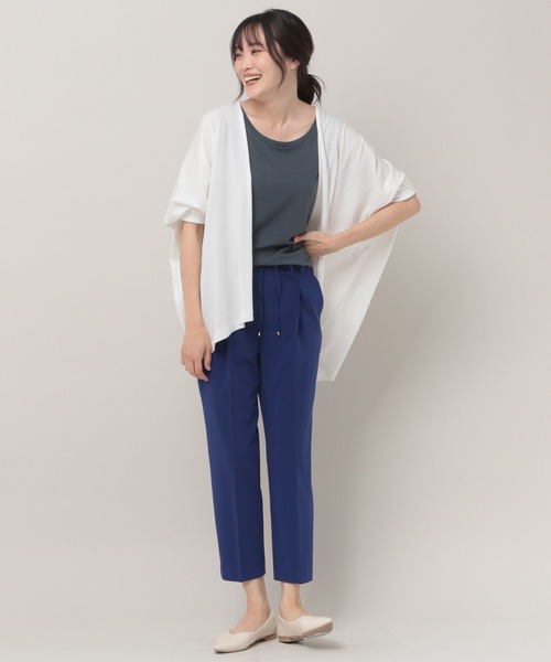 Elura（エルーラ）の「サマープロテクトドルマンカーディガン/163375（カーディガン/ボレロ・レディース・ホワイト/ブラック/ライトベージュ/ネイビー/ブラウン系その他/ライトグレー・MEDIUM/LARGE）」の8枚目の写真