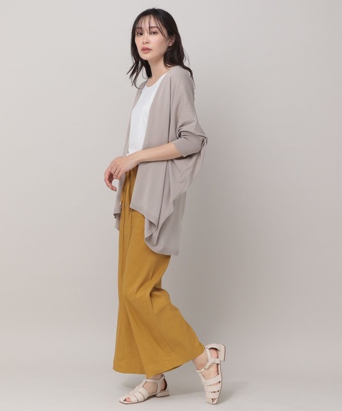 Elura（エルーラ）の「サマープロテクトドルマンカーディガン/163375（カーディガン/ボレロ・レディース・ホワイト/ブラック/ライトベージュ/ネイビー/ブラウン系その他/ライトグレー・MEDIUM/LARGE）」の9枚目の写真