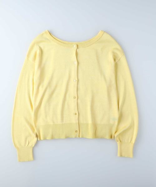 HONEYSUCKLE ROSE（ハニーサックルローズ）の「【HONEYSUCKLE ROSE】サラサラ冷感２ＷＡＹカーデ / UVカット（カーディガン/ボレロ・レディース・ブラック/ブルー/ホワイト/イエロー・L/M）」の14枚目の写真