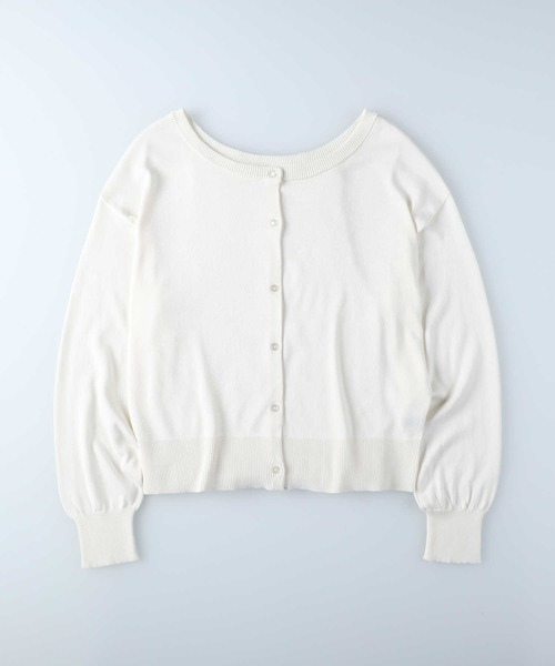 HONEYSUCKLE ROSE（ハニーサックルローズ）の「【HONEYSUCKLE ROSE】サラサラ冷感２ＷＡＹカーデ / UVカット（カーディガン/ボレロ・レディース・ブラック/ブルー/ホワイト/イエロー・L/M）」の13枚目の写真