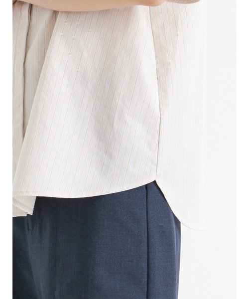 Te chichi（テチチ）の「バンドカラーバルーン袖ブラウス（シャツ/ブラウス・レディース・ベージュ/オフホワイト/ブルー・ﾌﾘ-）」の14枚目の写真