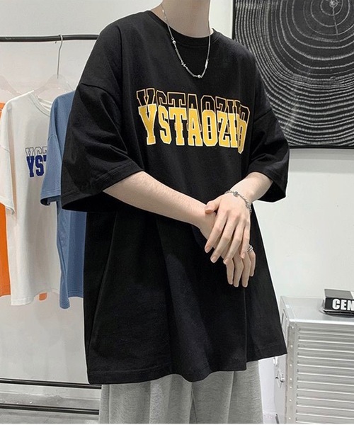 96thes(クローズ)の「韓国ストリート ビッグシルエットプリントロゴTシャツ(Tシャツ/カットソー・メンズ・ブルー系その他2/ブラック系その他2/ホワイト系その他2/グレー系その他/ブラック系その他/ホワイト系その他/ブラック/ホワイト/ブルー・L/M)」の18枚目の写真