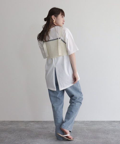 fredy emue(フレディエミュ)の「【fredyemueフレディエミュ】配色ニットビスチェ(ニット/セーター・レディース・ブラック/オフホワイト・38)」の19枚目の写真