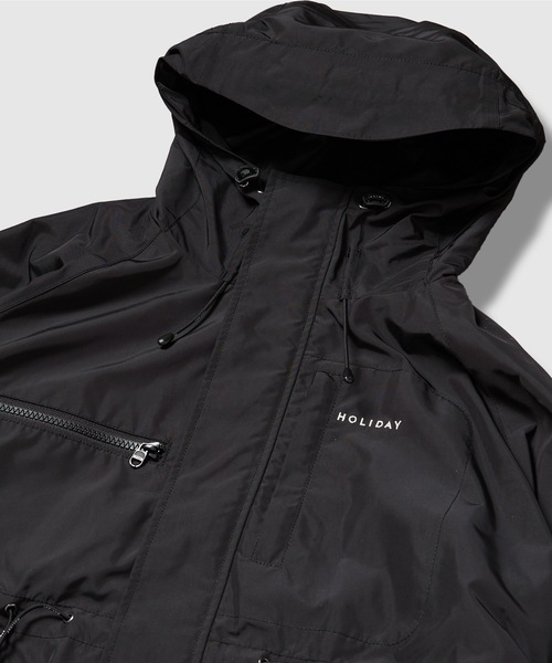 HOLIDAY(ホリデイ)の「WIND JACKET (LIGHT) ウィンドジャケット (ライト)(ナイロンジャケット・レディース・ブラック/レッド/ベージュ・ONE SIZE)」の7枚目の写真