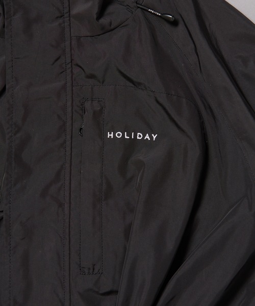 HOLIDAY(ホリデイ)の「WIND JACKET (LIGHT) ウィンドジャケット (ライト)(ナイロンジャケット・レディース・ブラック/レッド/ベージュ・ONE SIZE)」の9枚目の写真
