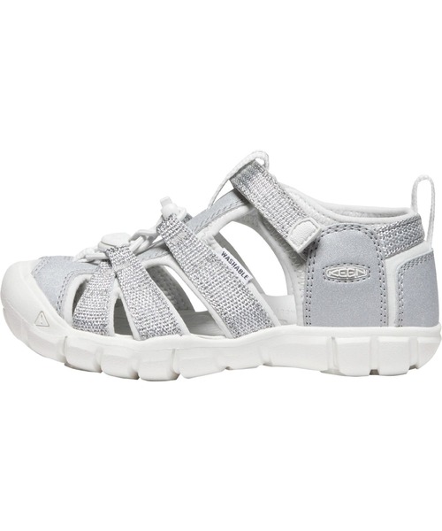 KEEN（キーン）の「SEACAMP II CNX / シーキャンプ　ツー　シーエヌエックス ★Collaboration with Omas Hande / キッズ サンダル（サンダル・キッズ・シルバー・17cm/18cm/15cm/19.5cm/16cm/18.5cm）」の10枚目の写真