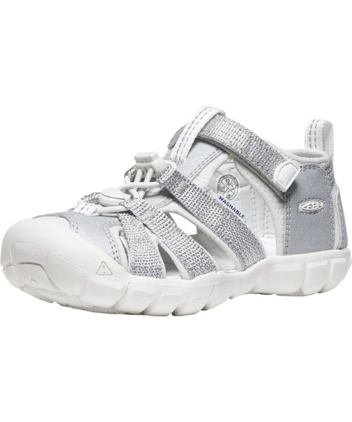 KEEN（キーン）の「SEACAMP II CNX / シーキャンプ　ツー　シーエヌエックス ★Collaboration with Omas Hande / キッズ サンダル（サンダル・キッズ・シルバー・17cm/18cm/15cm/19.5cm/16cm/18.5cm）」の11枚目の写真