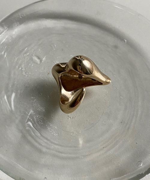 DouDou（ドゥドゥ）の「プックリハートリング（リング・レディース・シルバー/ゴールド・FREE）」の4枚目の写真