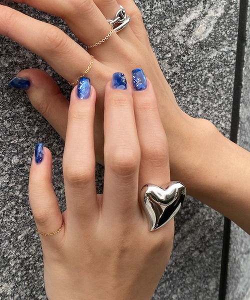 DouDou（ドゥドゥ）の「プックリハートリング（リング・レディース・シルバー/ゴールド・FREE）」の8枚目の写真