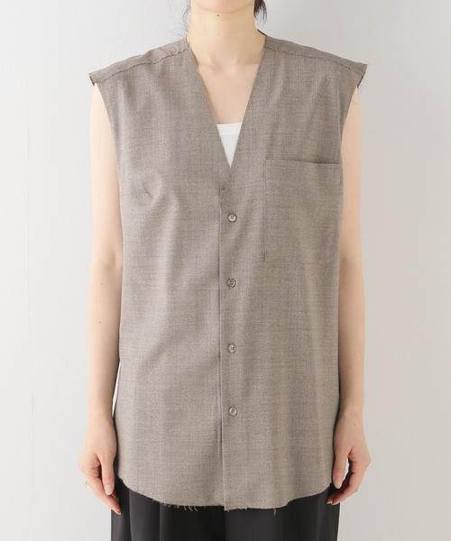 セール】【GABRIELA COLL GARMENTS】 LORO PIANA SLEEVE ブラウス