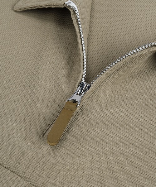 Cloudstyle（クラウドスタイル）の「【Cloudstyle】ハーフジップ 半袖 ポロシャツ（ポロシャツ・メンズ・ライトグリーン/キャメル/ホワイト/ブラック・LARGE/X-LARGE/MEDIUM/XX-LARGE）」の22枚目の写真